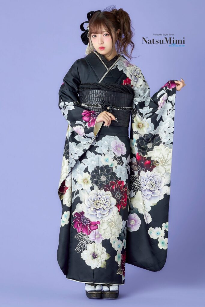 黒のNastuMimi（MINAMI）振袖
