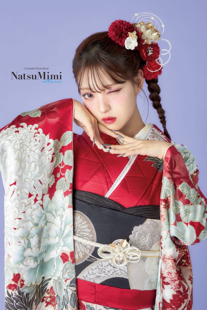 赤のNastuMimi(MINAMI)振袖