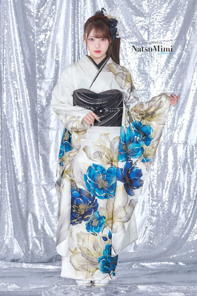白のNastuMimi（MINAMI）振袖