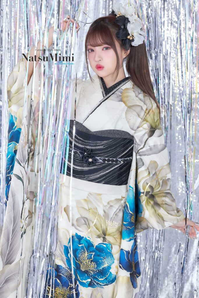 白のNastuMimi（MINAMI）振袖