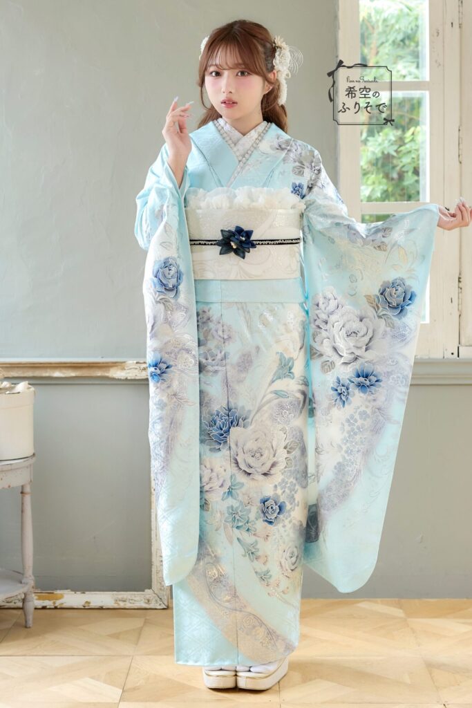 水色の希空（ノア）振袖