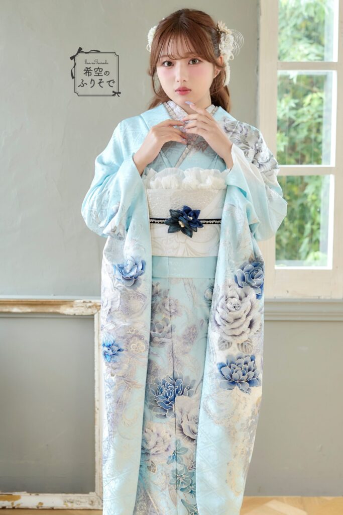 水色の希空(ノア)振袖